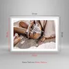 Gerahmtes Poster - Weißer Rahmen - Sand Frau Schmuck - Produktbild-Vorschau 5