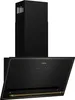A black and gold range hood is shown against a white background. Produktbild-Vorschau
