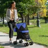 Wózek dla psa PawHut składany dla psów i kotów do 4 kg Podgląd zdjęcia produktu 2