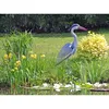 Fischreiher Gartenfigur Teichdeko Gartenteich Schreck Produktbild-Vorschau 1