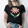 Mr. & Mrs. Panda Tshirt Hummel Blume - Schwarz - Geschenk, Produktbild-Vorschau 3