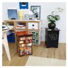 Werkhaus Photohocker Bücherregal Motiv stabiler Sitzhocker Produktbild-Vorschau 3