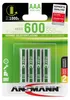 1x4 Ansmann NiMH Akku Micro AAA Typ.600/min.550 mAh    Produktbild-Vorschau 2