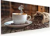 Küchenrückwand Spritzschutz Glas mit Motiv Kaffeegenuss 40 Produktbild-Vorschau 1