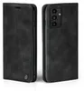 A black flip case for a Samsung Galaxy A34 5G phone is shown from two angles. Produktbild-Vorschau