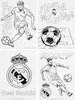 Real Madrid Sada na maľovanie, omaľovánky + pastelky, sada Náhľad obrázku produktu 9