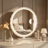 LED Kosmetikspiegel 180° drehbar, Runder Schminkspiegel mit Produktbild-Vorschau 9