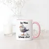 Sei eine Möwe Scheiss drauf Böse Möwe Tasse Rosa - Scheiß Produktbild-Vorschau 4
