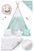 Nukido 740024 Kinder-tipi met lampjes – mintgroen met Productafbeelding-voorbeeld 14