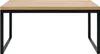 Homestyle4u Esstisch 160x90 cm Eiche Metall Schwarz Produktbild-Vorschau 9