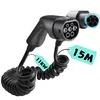 Loady Spiral Ladekabel Typ 2 bis Typ 2 - 11 kW - 15M - Produktbild-Vorschau 1