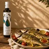 Miterra Olivenöl Flasche neben gebratenem Fisch Produktbild-Vorschau