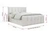 King Boxspringbett 120x200, Boxspringbett 120x200 mit Produktbild-Vorschau 6