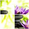 Bilder auf glas - Spa bambus blume wasser - 40x40cm - Produktbild-Vorschau 8