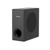 A black subwoofer speaker shown from a 3/4 angle against a white background. Produktbild-Vorschau