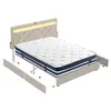VASAGLE Polsterbett mit LED und 7-Zonen Produktbild-Vorschau 1