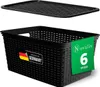 Novaliv 6er Set Aufbewahrungsboxen mit Deckel Groß 14L Korb Produktbild-Vorschau 6