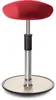 Sitz- Stehhocker Free Tall Triangel Gestrick Rot chrom Produktbild-Vorschau 2