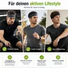 Sport Stirnband 3er Set Schwarz Grau Grün– rutschfest, Produktbild-Vorschau 5