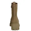 A rear view of a brown Tamaris boot. Produktbild-Vorschau