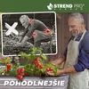 A man is gardening in a raised bed, with a black and white inset showing a man experiencing joint pain while gardening. Anteprima dell’immagine prodotto