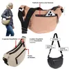 Handtasche Damen Schultertasche Freizeittasche Mond Form Produktbild-Vorschau 6