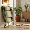 CASABEL lot de 2 chaises pliantes Zéro Gravité Vert sauge Voir les images du produit 7
