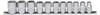 KS TOOLS 3/8' Jeu de douilles 6 pans, 11 pcs 8-19 mm ( Voir les images du produit 2