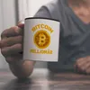 Bitcoin Millionär Kaffeebecher in schwarz mit Kryptowährung Produktbild-Vorschau 6