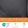 Satin Bettwäsche 135 x 200 cm, mit Kissenbezug in 80 x 80 Produktbild-Vorschau 4