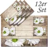 Tischset Margeriten.Blumen Tischunterlage Tischdeko Produktbild-Vorschau 1