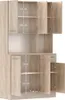 Kondela Sechstüriges Sideboard Pelion New - Sonoma-Eiche Produktbild-Vorschau 4