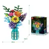 Blume Bausteine für Erwachsene, Bauspielzeug, Blumenstrauß Produktbild-Vorschau 2