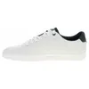A side view of a white sneaker with navy accents. Podgląd zdjęcia produktu