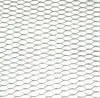 A close-up, full-frame shot of galvanized hexagonal wire mesh. Produktbild-Vorschau