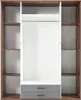 Kleiderschrank Drehtürenschrank - Old Style - Betonoxid - Produktbild-Vorschau 8