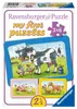 Ravensburger my first puzzles 3 x 6 pièces Bons amis des Voir les images du produit 1