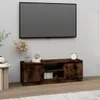vidaXL TV skříňka s dvířky Kouřový dub 102x30x36 cm Náhled obrázku produktu 2