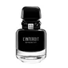 A black Givenchy L'Interdit Intense Eau de Parfum bottle against a white background. Voir les images du produit