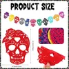 HOWAF 42 Ft Halloween Dia De Los Muertos Felt Banner Mexico Náhled obrázku produktu 3