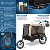 KESSER® Hundeanhänger Boxer 3-in-1 Hundebuggy & Jogger Produktbild-Vorschau 2