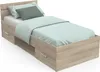 CasaDolce lit pratique MEDIN en couleur chêne Sonoma avec Voir les images du produit 7