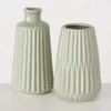 Vase Blumenvase Porzellan Esko hellgrün H 18 cm 2er Set Produktbild-Vorschau 8