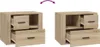 vidaXL Table de nuit chêne Sonoma 60x36x45 cm bois Voir les images du produit 10