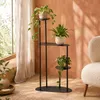 Mica Decorations Fonda Zwart - Plantenstandaard met Drie Productafbeelding-voorbeeld 5