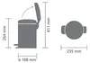 Brabantia NewIcon, 3 l, Rund, Edelstahl, Terrasse, Belgien, Produktbild-Vorschau 14