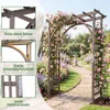 COSTWAY, arco da giardino in legno di abete, 160 x 60 x 216 Anteprima dell’immagine prodotto 6