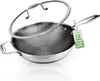 Padella wok NutriChef, wok da 30 cm, padella wok per Anteprima dell’immagine prodotto 1