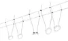 Wire Systems DC Set DaisyLED 5x4W 12V DC 30VA Anteprima dell’immagine prodotto 1