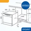 Exquisit Geschirrspüler GSP5508-030D silber | Spülmaschine Produktbild-Vorschau 5